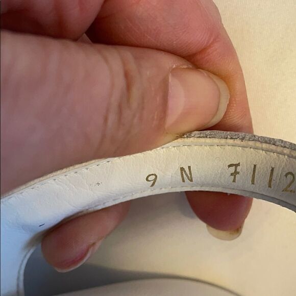 SAS SANDALS.  WHITE LEATHER.  NEW - Picture 5 of 9